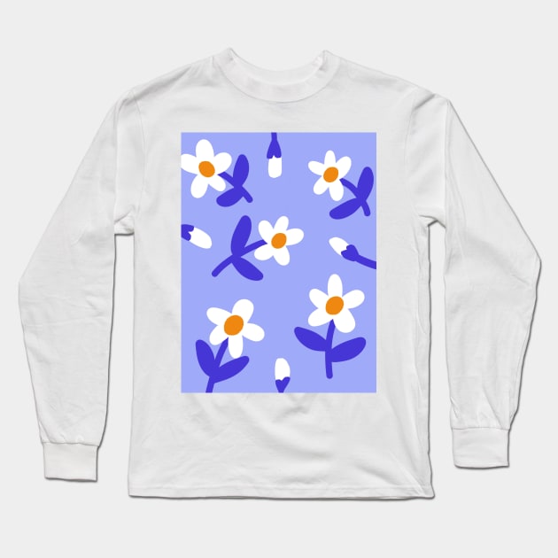 Floral Pattern Long Sleeve T-Shirt by DreamPassion